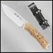 Nieto - 140-A. Cuchillo de Supervivencia Miguel Nieto Chaman Basico. Mango Abedul. Hoja: 11 cm. Funda Cuero. Herramienta para Caza, Pesca, Camping, Outdoor, Supervivencia y Bushcraft