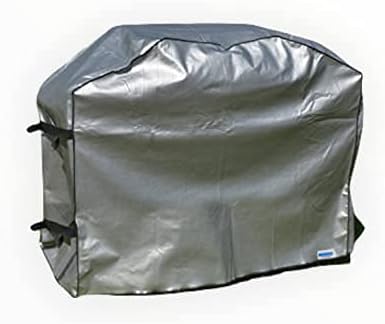 Comp Bind Technology Cover Compatible with Char Broil Deluxe Gas & Charcoal Combo Grill Model 463724514, Outdoor Waterproof Grey Gas Grill Cover Dimensions 66.8''W x 24.3''D x 48''H