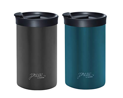 PRESSE Coffee Press + Travel Tumbler 13oz | Brew and go in 3