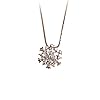 GLYP S925 Sterling zilveren ketting, Flash Diamond sneeuwvlok hanger sleutelbeen ketting, sieraden verjaardagscadeau…