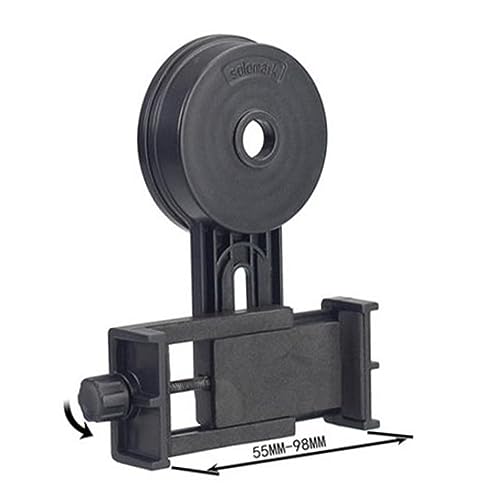ARTIBETTER Telescope Phone Adapter Telescope Photo Adapters Monoscope Spotting Scope Adapter Monoculars Cell Phone Adapter Mount Telescope Phone Mount Smartphone Camera Adapter Black