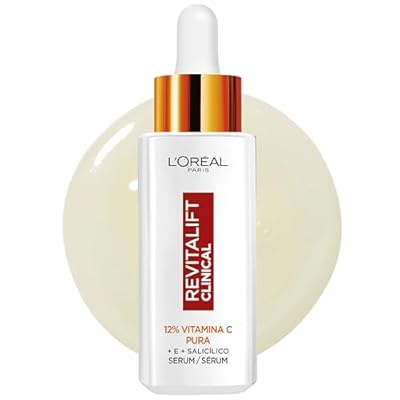 L Oreal Paris - L Oréal Paris Sérum Facial 12% Pura Vitamina C   Piel más luminosa y poros menos visibles  Reduce las arrugas  la despigmentación y los poros  Revitalift Clinical  30 ml