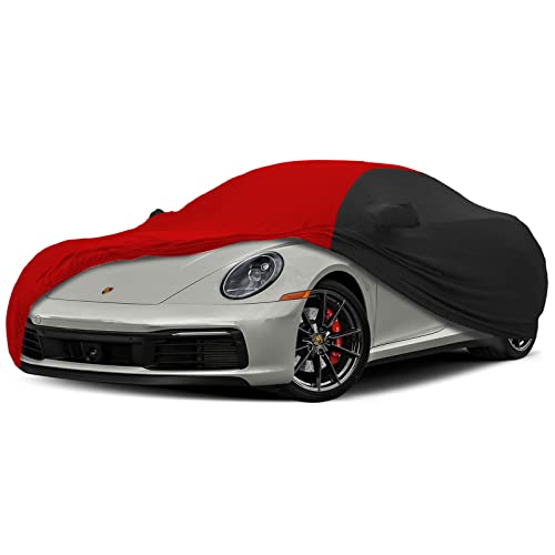 Indoor Car Cover Replace for 1998-2025 Porsche 911 (991/992/996/997 Series) Luxurious Soft Stretch Satin Indoor Car Cover for Dust-Proof Underground Garage Car Show