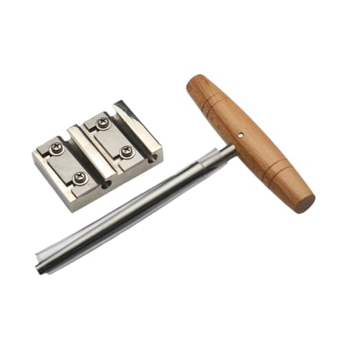 Kioware バイオリンペグレイブナイフカッターバイオリンペグホールセット1:26 に適用アコースティックギターダブルベースウクレレバイオリンペグリーマーツール, アージェント