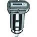 Produktbild Cellular Line CBRUSBCCMICROUSB USB Kfz Ladegerät inkl. USB Anschlusskabel schwarz/silber