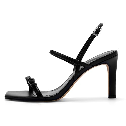 Image of Modatope Womens Sandals Open Toe Strappy Sandals Ankle Strap High Heel Sandals for Women