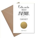 Carte à gratter annonce grossesse carte surprise tu vas être mamie, tata, tonton, papy