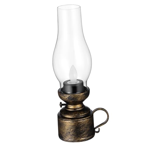 ULTECHNOVO Queroseno LED Retro para Decoración de Interiores de Aceite Vintage para Hogar Jardín Decorativo y