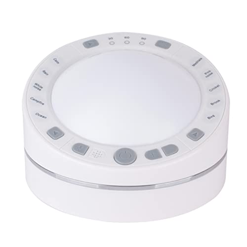 White Noise Machine ホワイトノイズマシン 27のループしない自然な癒しの音 安眠グッズ 騒音対策 睡眠促進 5分間録音再生機能 ACまたはUSB搭載 赤ちゃん&middot;子供&middot;大人の睡眠補助器具