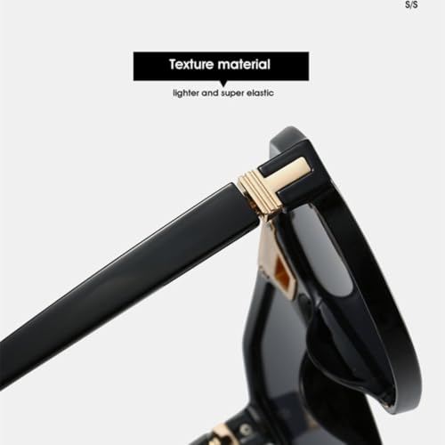 Lunettes de soleil rétro luxe aux verres dégradés haute finition