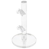 Healeved Espositore Trasparente per da Sole e da in Plastica Resistente Supporto Compatto 15 CM Base Stabile per Organizzare da Tavolo Negozio e Magazzino