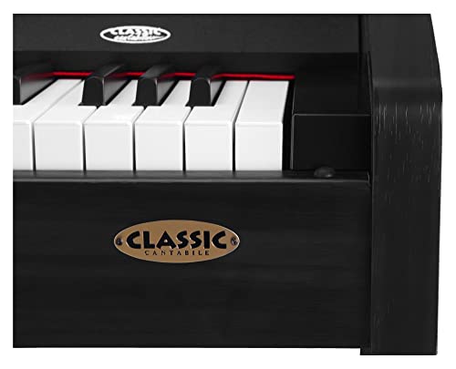 Classic Cantabile DP-210 SM Piano Numérique – 88 touches clavier mécanique à marteaux – E-Piano avec USB to host, 3… - Les Beatles, Paul McCartney, John Lennon, RIngo Starr, George Harrison Classic Cantabile DP-210 SM Piano Numérique - 88 touches clavier mécanique à marteaux - E-Piano avec USB to host, 3… – Image 6