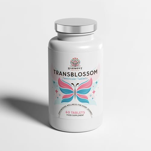 TransBlossom Hormoon MTF Feminizer Pillen Empowering Wellness voor Elke Reis 60 Tabletten, transformeren Pillen, Ladyboy