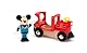 BRIO World 32282 Micky Maus Lokomotive - Ergänzung Holzeisenbahn - Empfohlen ab 3 Jahren