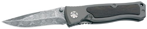 Boker 111054DAM Leo Damascus II Pocket Knife with 3 3/4 in. Steel Blade