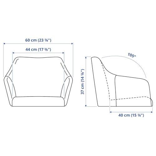 Coque de siège ergonomique ProTuning TOSSBERG en tissu Gunnared résistant