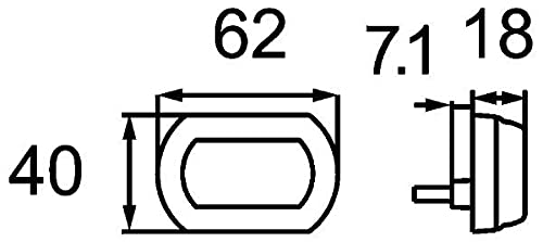 2SA 013 323-001 HELLA E24 025999 Achterlicht LED, Links achter