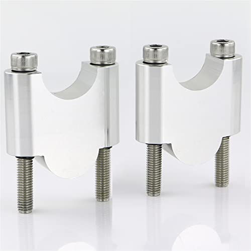 Rehausseur Guidon 22mm Royal Enfield Scram411 Hunter 350 Pince Moto Argent 40mm