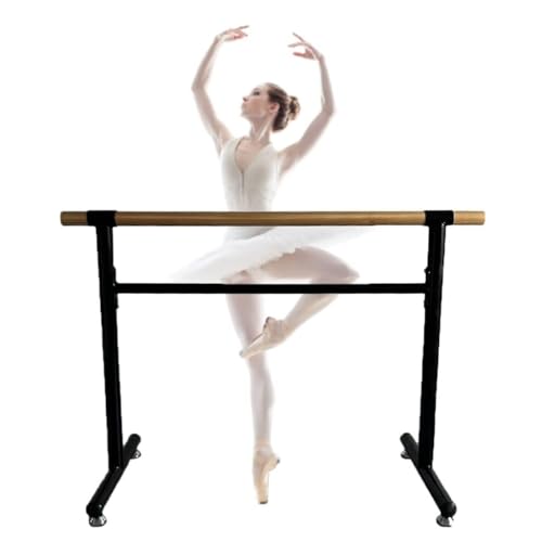 IUokLU Barra De Ballet De Tubo De Hierro,Barra De Extensión para Estudio De Baile En Casa,Gimnasio,Soporta hasta 300 Kg,1 M/3,3 Pies