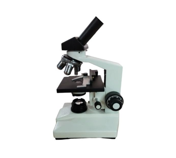 Image of LABGO Inclined Monocular Coaxial 40X-1500X Mag. Educational Microscope for Biology Students