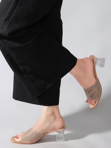Image of Denill Women Stylish Fancy and Comfort Trending Heel Fashion Sandal Women & Girl