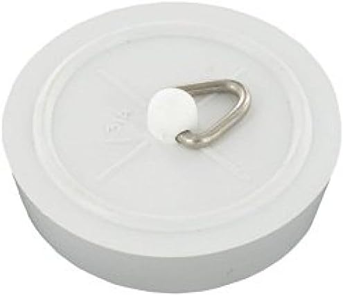 Drain Stopper Bath Sink Basin Plug Stoppers Ambalal Trading (45mm (1 3/4"), White)