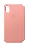 Apple iPhone X Leather Folio Case - Soft Pink