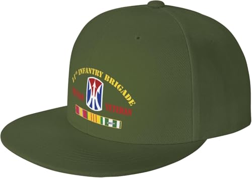 11th Infantry Brigade Vietnam Veteran Unisex Baseball Cap Adjustable Flat Brim Hat Trucker Hat