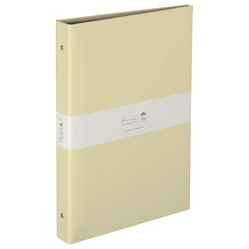 ナカバヤシ Harmaa バインダー式ポケットアルバム L判3段 A-HR3Y-201-Y イエロー