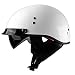 Produktbild MTTKTTBD Brain-Cap · Halbschale Motorrad-Helm Jet-Helm Roller-Helm Scooter-Helm Mofa-Helm Retro Harley Motorrad Half Helm mit Visier für Cruiser Chopper Biker wie a