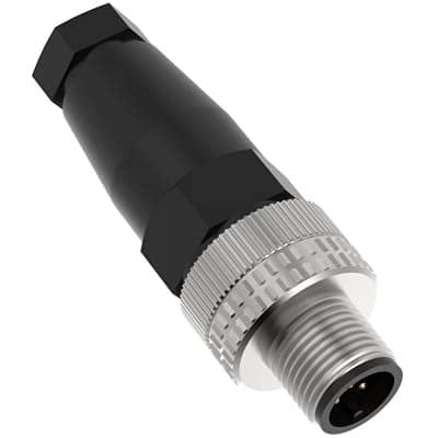 BANNER ENGINEERING FIC-M12M5 5 Conductors, 5 Contacts/1 Connector, 50 VAC/DC, 58916, 5-PIN, Field Adapter, Field WIREABLE Connector, Flying Leads Secondary, IP67, Male M12 Euro, Non-Shielded