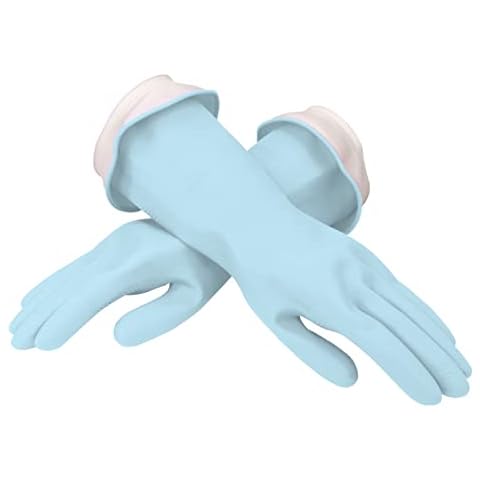 Casabella Aqua Waterblock Premium Gloves Blue, Large (Pack of 1) Cover