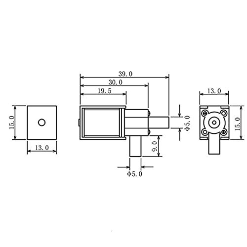 Vanne DC normalement fermée anti fuite air et vide 3.7V - 7