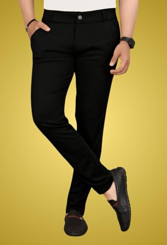 Image of Mens Regular Fit Casual Chino Trouser Style Lower | Everyday Wear Lower Pants | Stretchable Pant