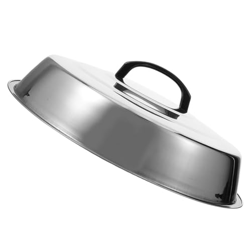 Milisten Copertura Per Barbecue Coperchio Per Cupola in Acciaio Inossidabile Per Alimenti Facile Da Maneggiare Per Forniture Da Cucina
