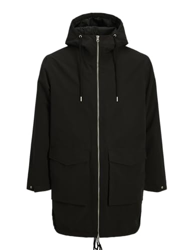 JACK & JONES Jjsky Light Parka, Nero, x_s Uomo