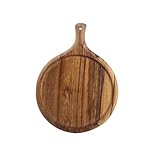 Plateau en bois - avec un long manche, facile à utiliser, plateau de service en bois