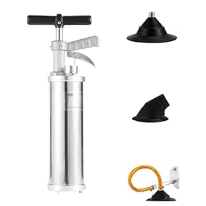 Draagbare hogedruk kinetische toiletplunjer, hogedrukplunjer, luchtafvoerblasterpomp, voor badtoiletten badkamer douche keuken verstopte pijp