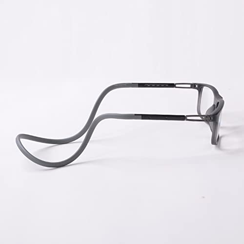 Image of Intellilens Magnetic Reading Glasses (Grey) - +1.00