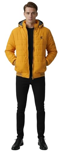 Image of Quark Export Quality Reversible Puffer Jacket in GLD Material best for Winterwear /Hiking /Biking /Camping /Mountaineering /Racing /Climbing /Tracking(Control Temperature up to 3 Degree Celsius.)(3C)
