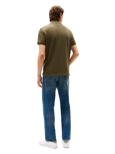 Image of Tommy Hilfiger Men's Short Sleeve Polo Shirts in Regular Fit With Stretch and Organic Pique Cotton