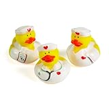 HAPPY DEALS ~ Nurse Rubber Ducks | 12 Pack | Party Favors Nurse Appreciation | Nursing Student Gifts, Yellow