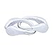 TEQIN 2Pair White Shell Colorful LED Flash Shoe Safety Clip Lights for Runners & Night Running Gear - Reflective Running Gear for Running, Jogging, Walking, Spinning or Biking