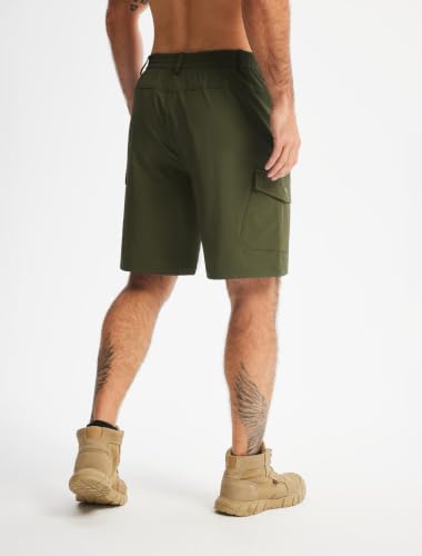 Image of Libin Men's Hiking Cargo Shorts with Pockets Work Shorts