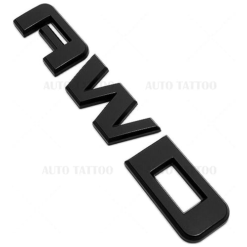 Image of 1Pc 2010-2020 Acadia Terrain Liftgate AWD Letter Emblem 3D Badge Nameplate Replacement for Acadia Terrain (Matte Black)