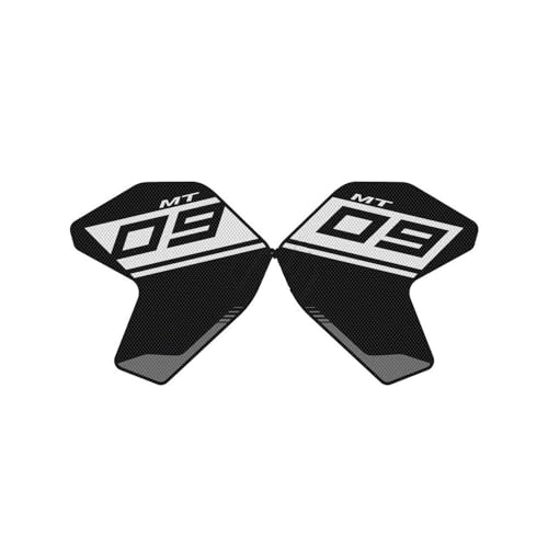 Eviter rayures réservoir MT-09 avec ce sticker de protection genoux