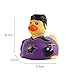 Waddlers Purple Hockey Rubber Duck, New Fresh Colorful Design, Floating Upright Toy and Collectible Figurine, Sports Gift for All Ages