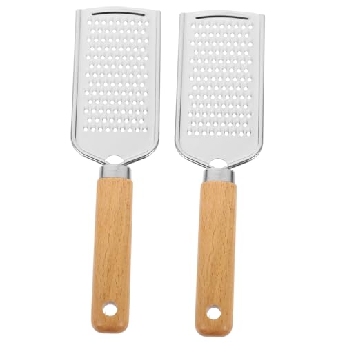 Set de 2 ralladores de acero inoxidable LIFKOME miniatura 1