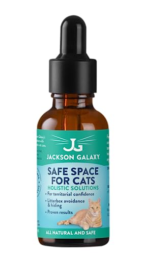 Jackson Galaxy: Safe Space for Cats (2 oz.) - Cat Solution - Promotes Territorial Sanctity and Self-Confidence - Can Reduce Spraying Scratching & Fighting - All-Natural Formula - Reiki Energy