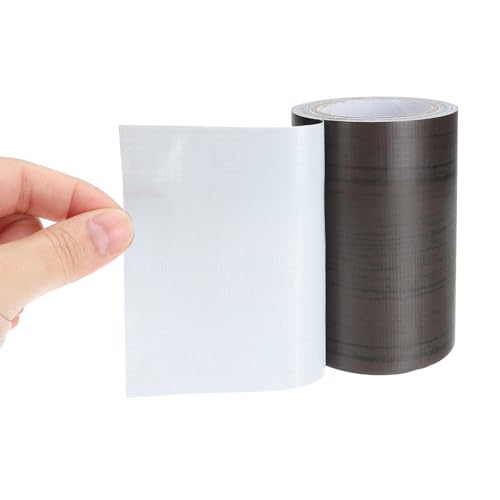 Image of PATIKIL Wood Grain Repair Tape 3 inch x15ft,2 Pcs Self Adhesive Realistic Textured Repair Tape Patch for Floor Door Table Cabinets Desk,Black Wood Grain